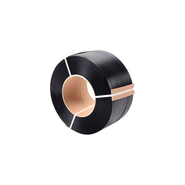 Polypropylene Strapping 1/2W x 6000L x 0.030 Thick 8 x 8 Core Black
